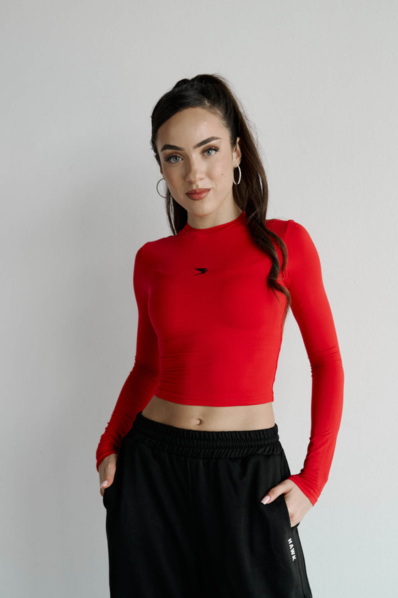 ЛОНГСЛИВ ROCK (красный)