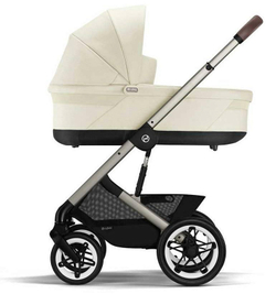 Коляска Cybex Talos S Lux TPE complete Cloud T Mirage Grey Plus 3 в 1 Seashell Beige с дождевиками