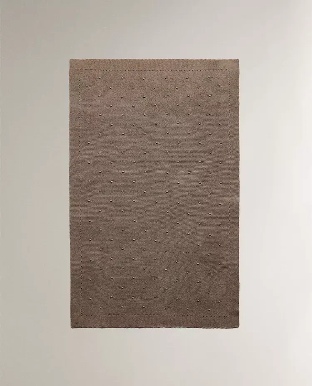 ZARA HOME ДЕТСКИЙ ПЛЕД С УЗОРОМ, СЕРЫЙ