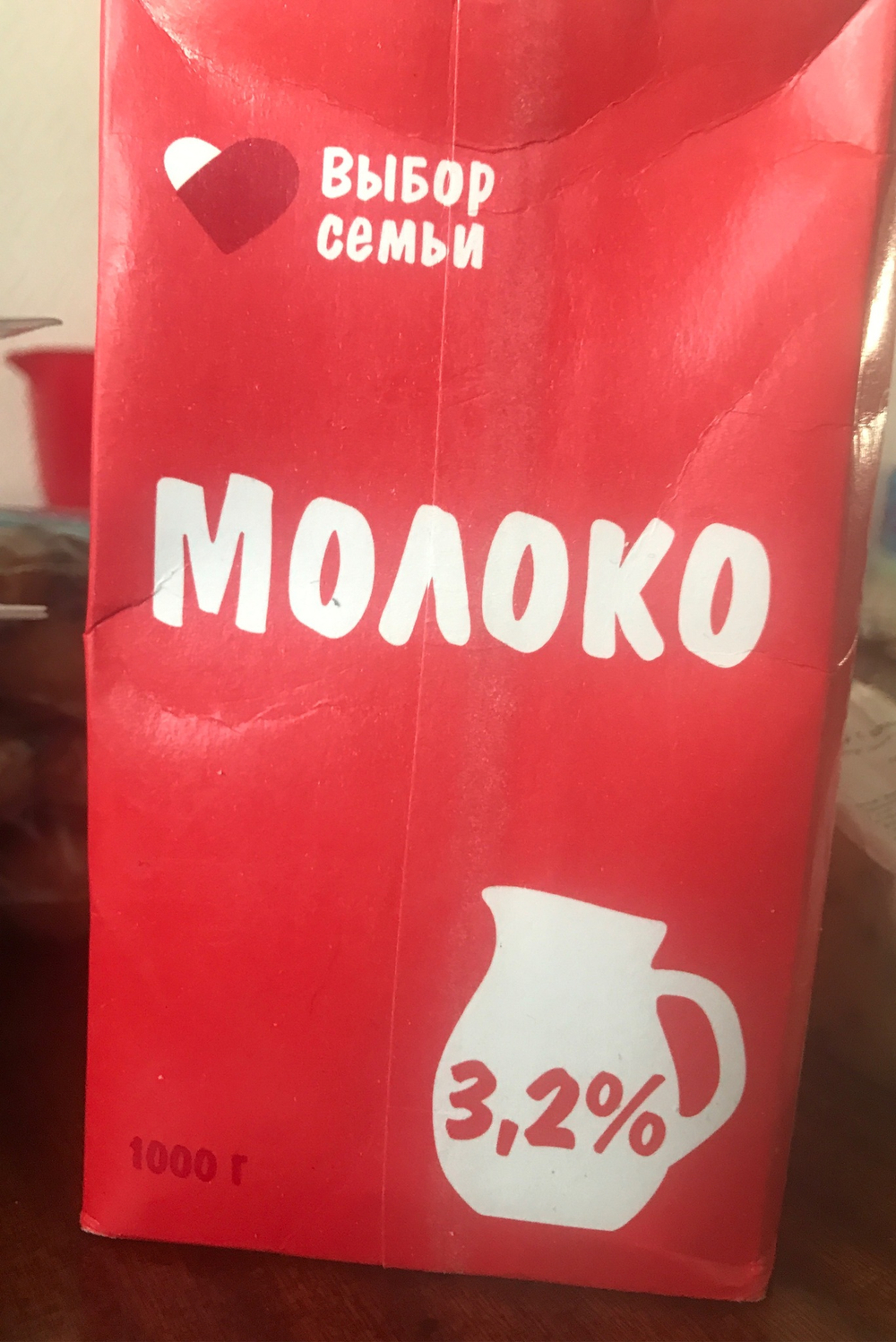 Молоко выбор семьи 3,2%