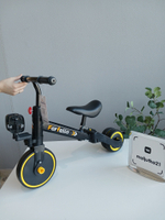 Детский трехколесный велосипед  Farfello PLK-205 (Черный/blue)