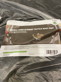 Коврик багажника Skoda Karoq двухсторонний (только 4x2)