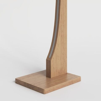 Торшер, 22x151x35, Луго, массив дуба, напольный, натуральный