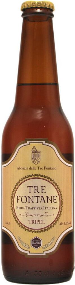 Пиво Тре Фонтане Трипель / Tre Fontane Tripel 0.33 - стекло