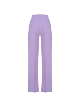 Брюки прямого кроя из крепа