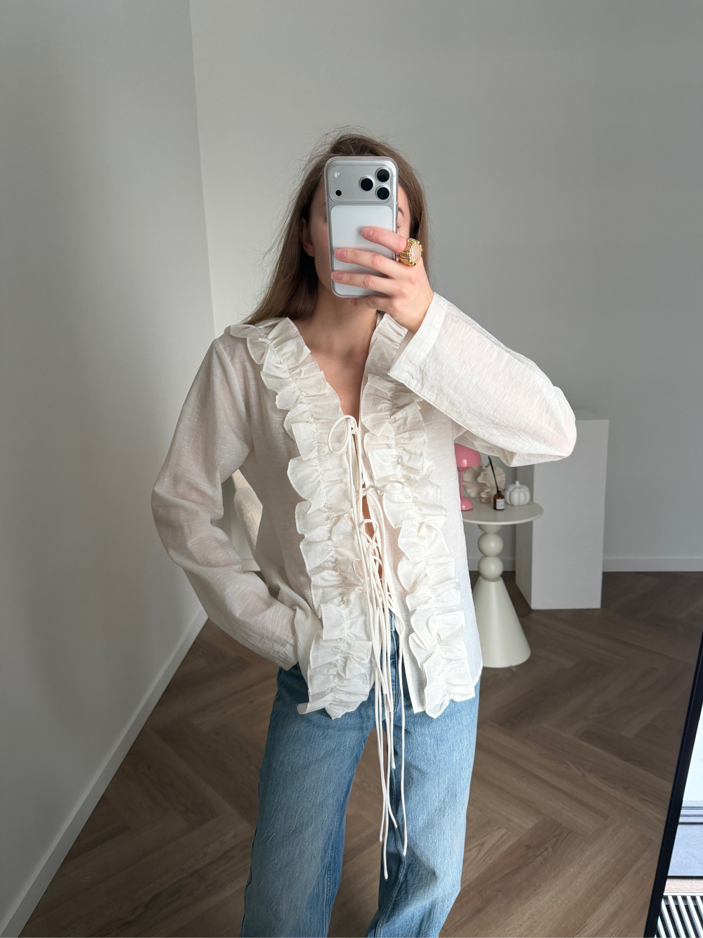 Блуза Pillow айвори