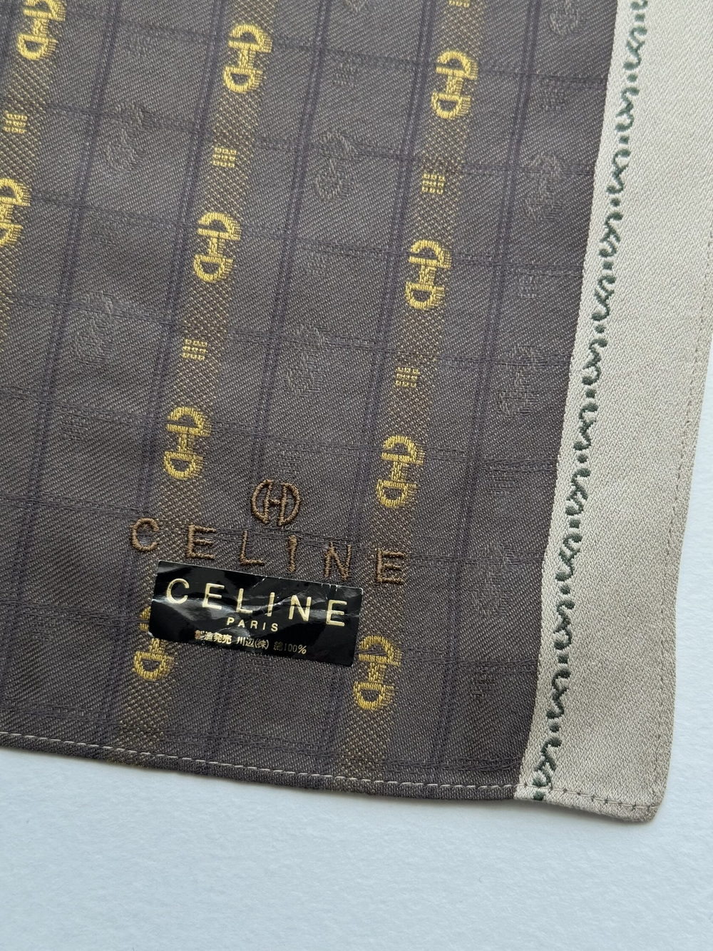 Платок коричневый Celine / Junya Watanabe
