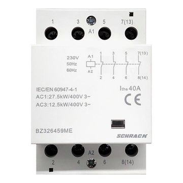 Контактор модульный 40A 4NC 230VAC Schrack Technik BZ326459ME