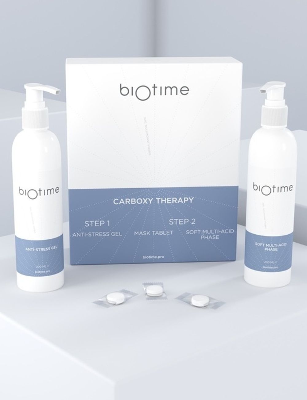 Карбокситерапия для лица BIOTIME CARBOXY THERAPY, 2x200 мл - купить по  выгодной цене | Домашнийуход.рф - Интернет-магазин косметики для домашнего  ухода за кожей. Быстрая доставка по России.