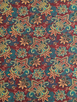 Ткань бязь плательная, рис. " Восточные мотивы", ширина 150 см, арт. 912