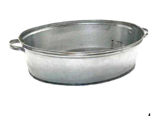 Таз оцинкованный овальный 17л (5шт/уп)