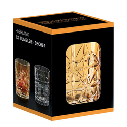 Стакан для виски 345мл Nachtmann Highland Amber Германия упаковка
