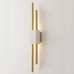 Бра Crystal Lux CARTA AP6W LED WHITE/BRASS