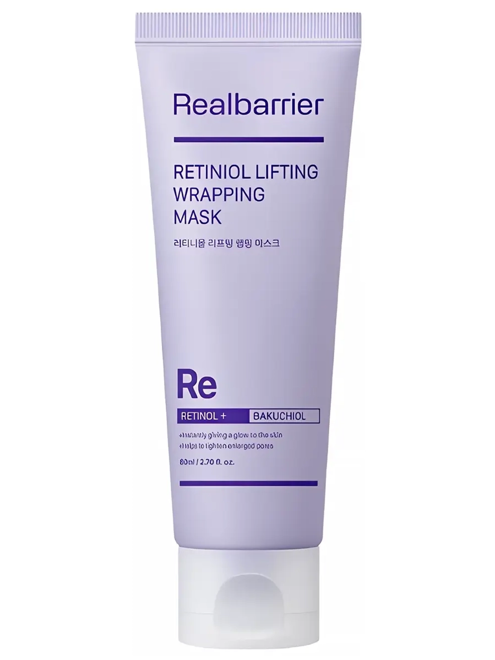 Real Barrier Маска-плёнка с ретинолом и коллагеном для лифтинга Retiniol Lifting Wrapping Mask 80 мл