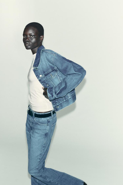 ZARA МИНИМАЛИСТИЧНАЯ ФУТБОЛКА С КОРОТКИМИ РУКАВАМИ, ЖЕЛТОВАТО-БЕЛЫЙ