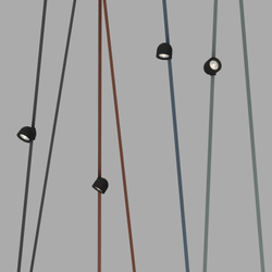 DK5640-BK Поворотный светильник для трека-ремня Belty Smart, серия Spot, со светодиодом, D100*H107мм, 48V DC, 12W, RA90, 38°, 2700-6000K, IP20, черный, алюминий