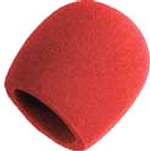 SHURE A58WS-RED поролоновая ветрозащита для микрофонов PG48/58, SM48/58, Beta58A, 565SD (красная)