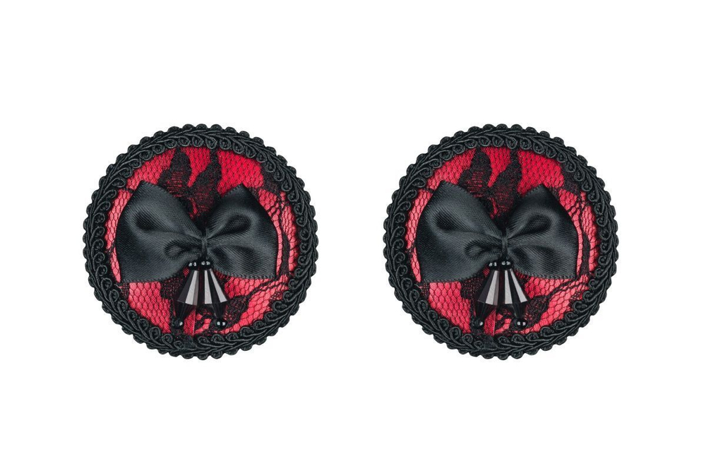 Изящные пэстисы Megies (Цвет: черный с красным)