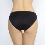 Трусы-слипы с заниженной линией талии Melody (Размер: 44) (Цвет: черный с бежевым)