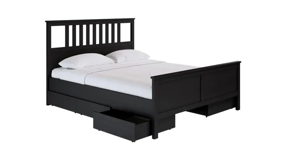 Ящик для хранения - аналог IKEA HEMNES / ХЕМНЭС/ ХЕМНЕС / КЫМОР / ИКЕА 67х22x66 см, черный