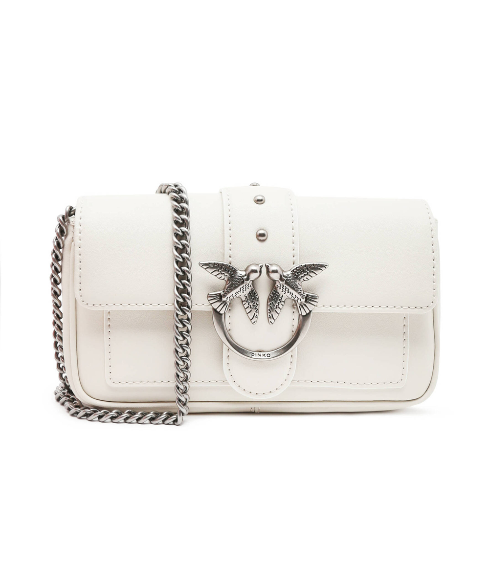 Кожаная сумка через плечо Pinko - белый(100061 A0F1)