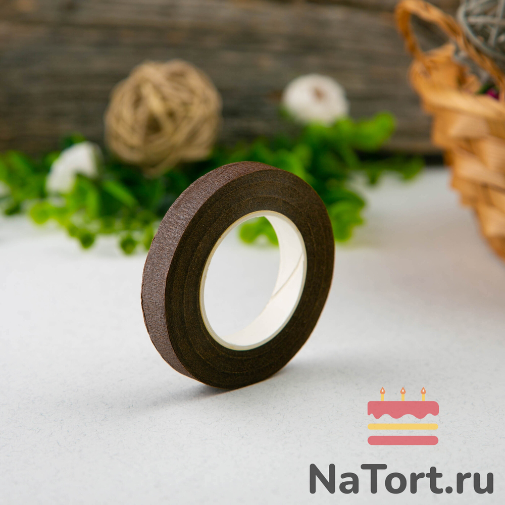 Тейп-лента коричневая, 12мм