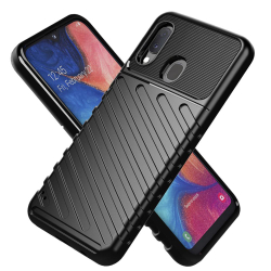 Чехол для Samsung Galaxy A20 (Galaxy A30, M10S) цвет Black (черный), серия Onyx от Caseport