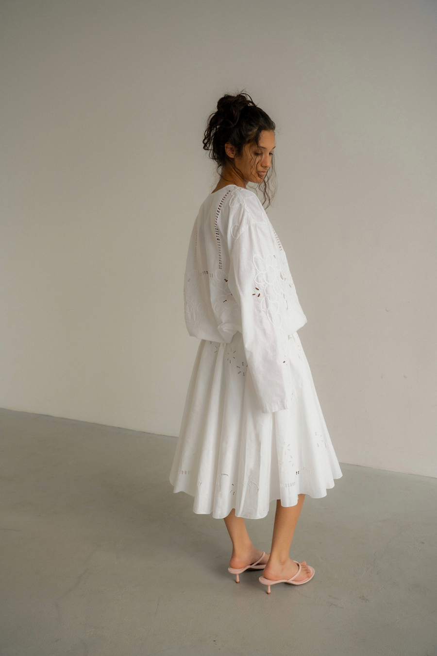 Юбка с перфорацией