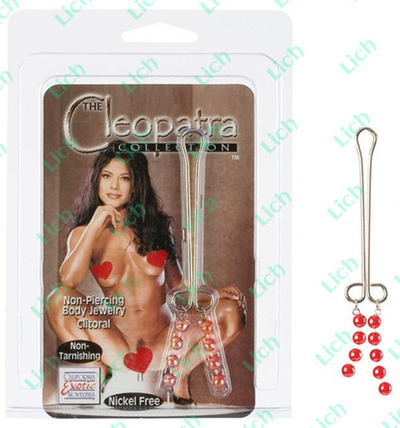 Зажим на половые губы CLEOPATRA коралловый