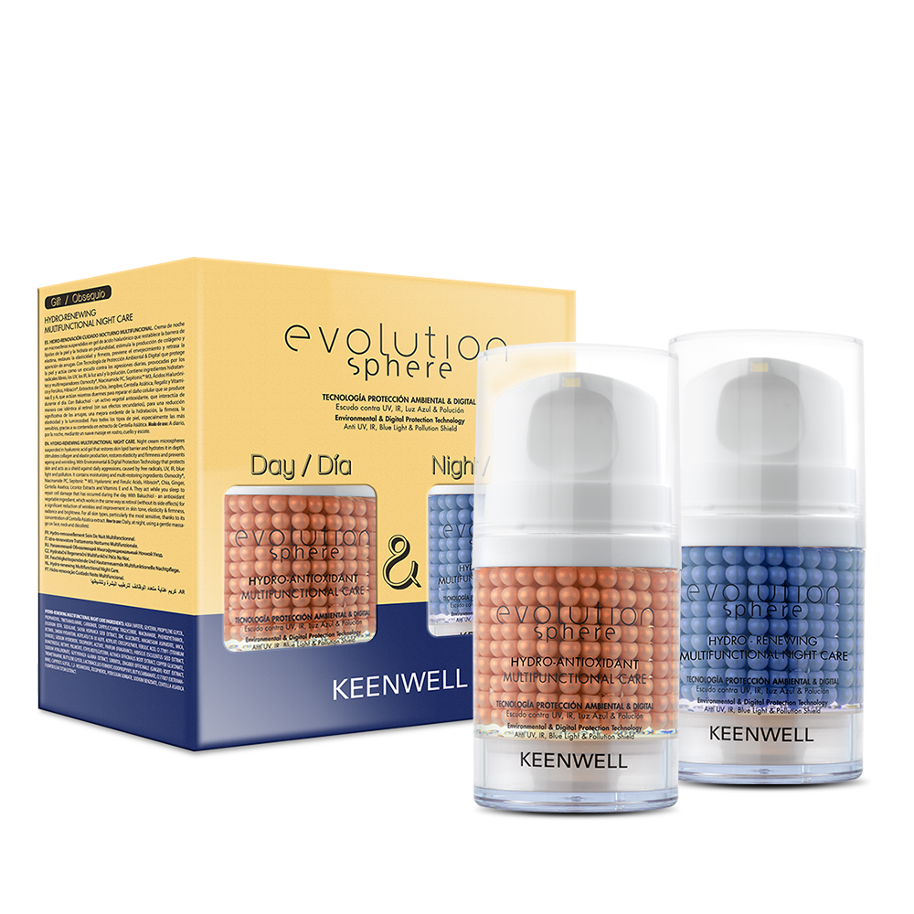 KEENWELL Набор EVOLUTION SPHERE (Hydro-Antioxidant +Hydro-Renewing Multifunctional Night Care)