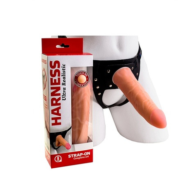 Страпон на креплении LoveToy с поясом Harness 17,5 см