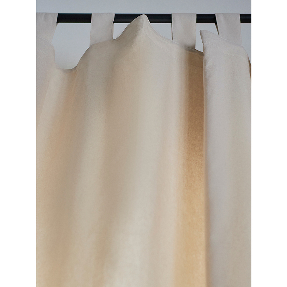 Штора из хлопка двойная базовая бежевого цвета из коллекции essential, 150х290 см