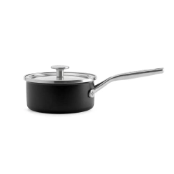 KitchenAid Кастрюля Steel Core Enamel 16 см 1,3 л с крышкой матовая черная