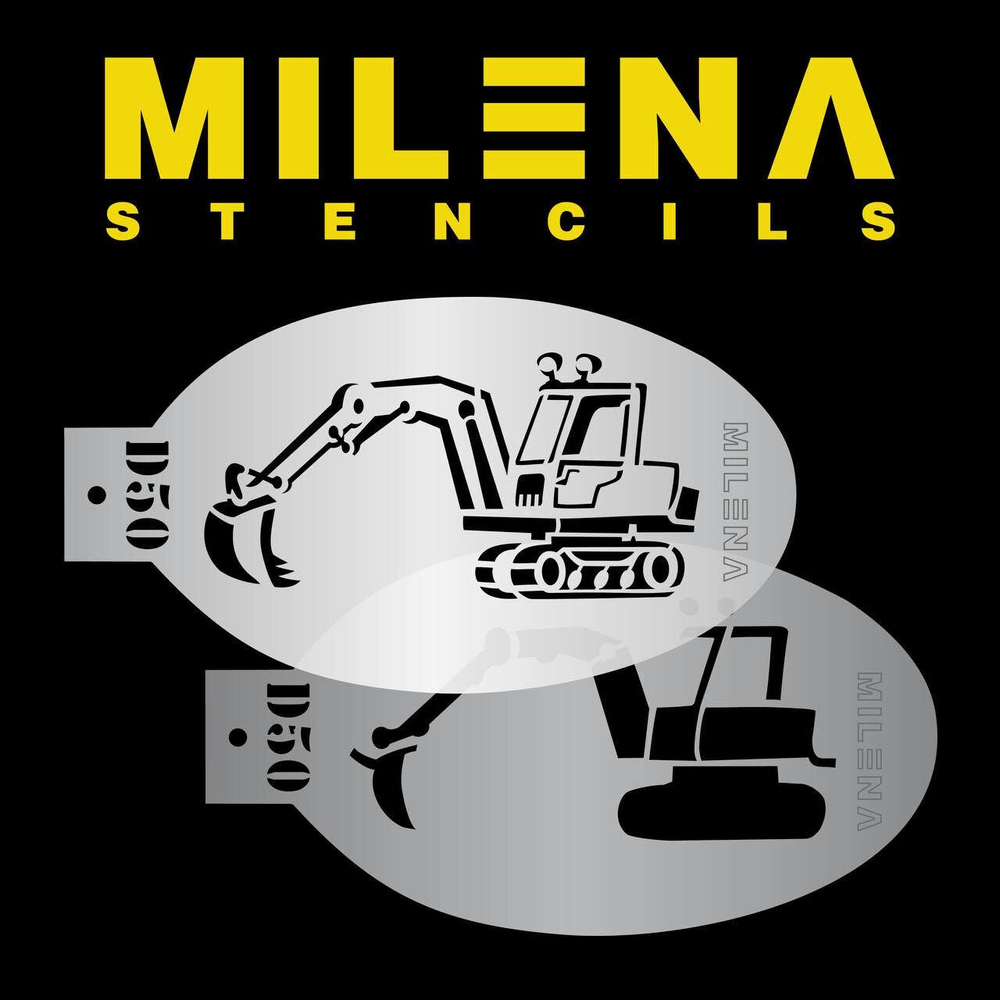 Трафарет Milena D50