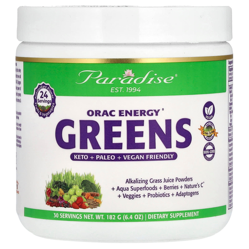 Paradise Herbs, ORAC Energy® Greens, 182 г (6,4 унции)