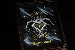 Набор лафитников для водки «Знаки Зодиака Стрелец» 2 шт. в подарочном футляре c художественным оформлением