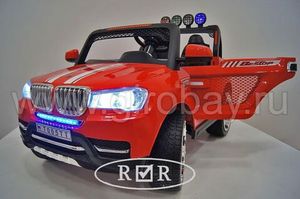 Детский электромобиль River Toys BMW T005TT красный