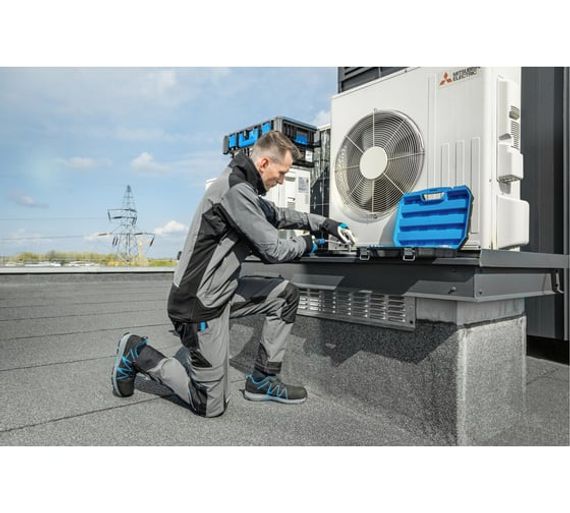 Куртка рабочая 4-way stretch темно-серая TAUBER Högert, арт. HT5K811