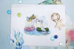Набор для вышивания нитками МП Студия (Жар-птица), На море, 10х13 см