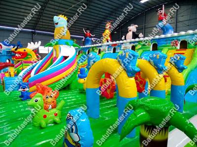 Коммерческий батут "Звериный городок" 24*15*6 м