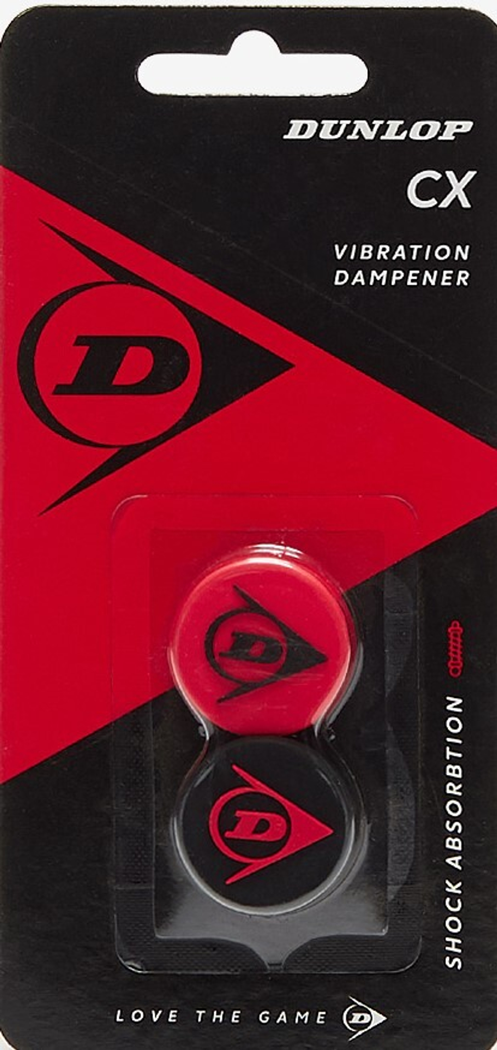 Виброгаситель теннисный Dunlop Flying Dampener 2P - black/red