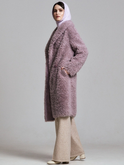 Шуба женская чебурашка тедди эко