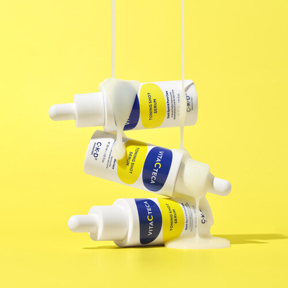 CKD Сыворотка ампульная для лица с витамином С и спикулами - Vita C Teca toning shot serum, 30 мл