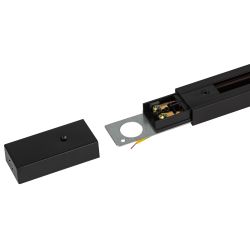 Шинопровод однофазный ЭРА TR-300-1PT BK 3м черный | Однофазный шинопровод и аксессуары