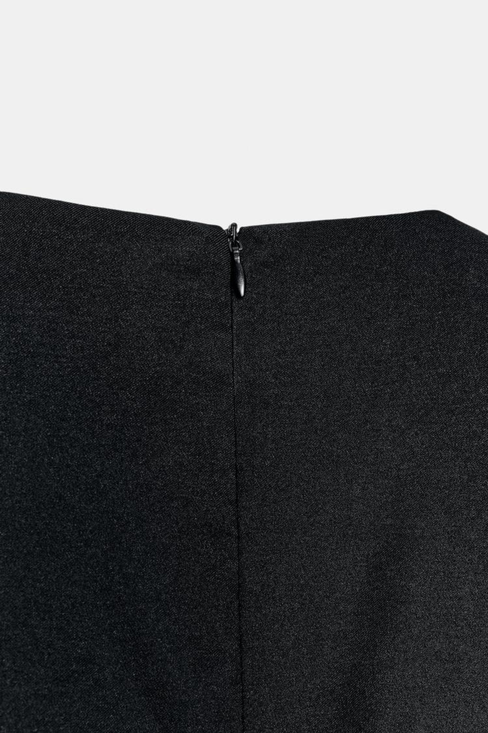 ZARA КОРОТКОЕ ПЛАТЬЕ-БАЛЛОН, ЧЕРНЫЙ