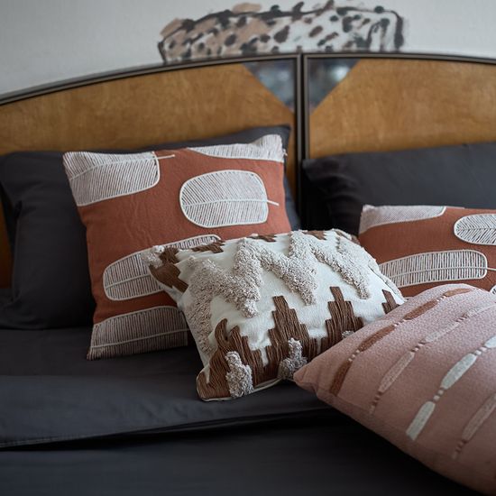 Подушка декоративная feather sketch из коллекции ethnic, 45х45 см