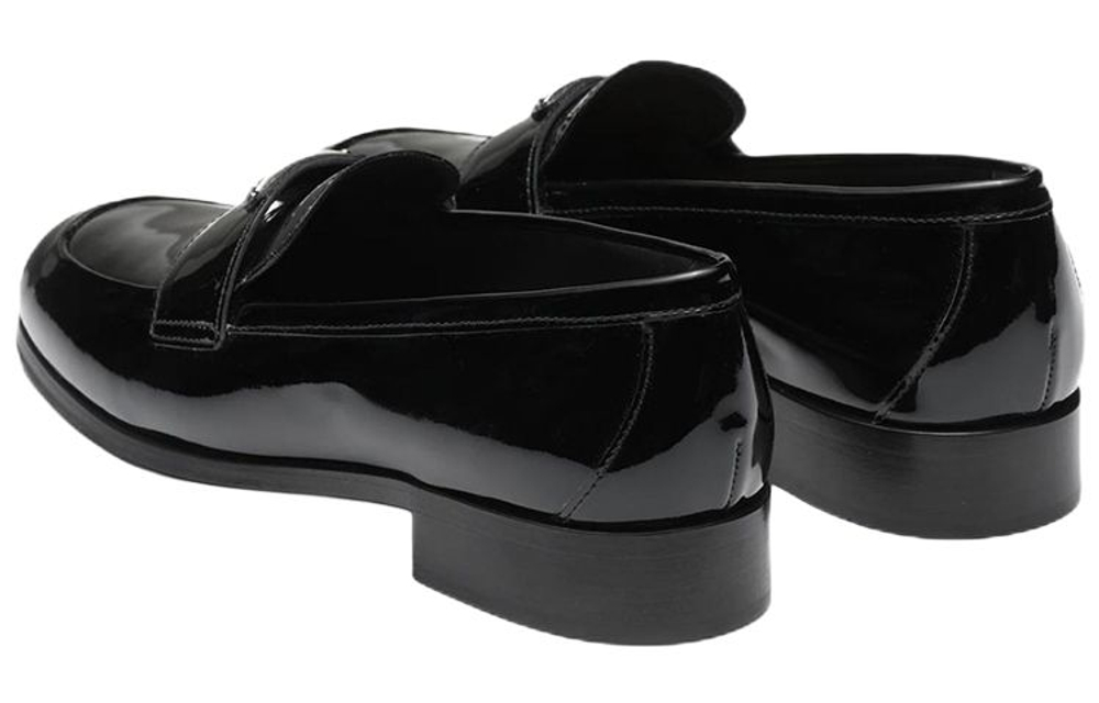PRADA Patent Leather Loafers "Black" Women"s