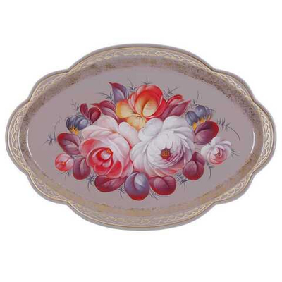 Zhostovo metal tray A11D210725143