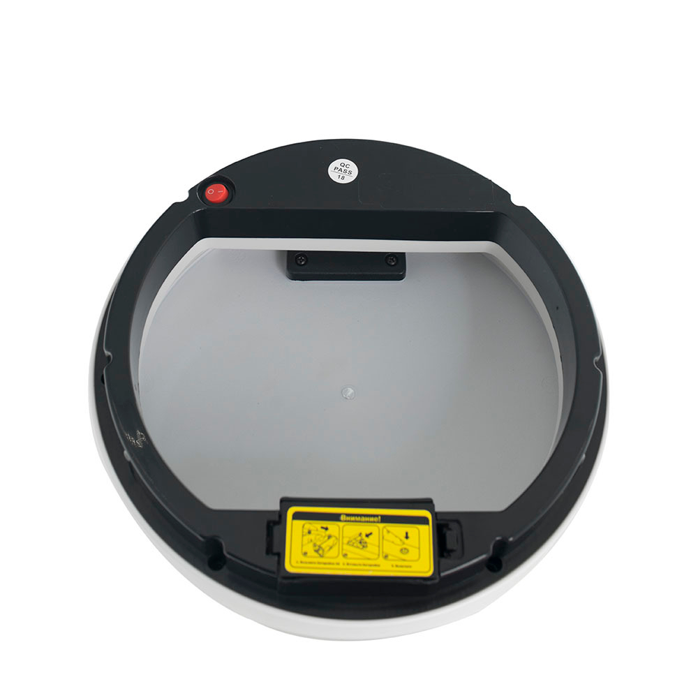 Ведро для мусора сенсорное, круглое, внутр ведро, Foodatlas JAH-9312, 12 л (белый)