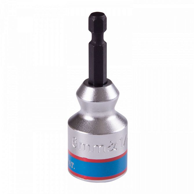 KING TONY (75A106M) Шпильковерт роликовый для шуруповерта 1/4", 6 мм